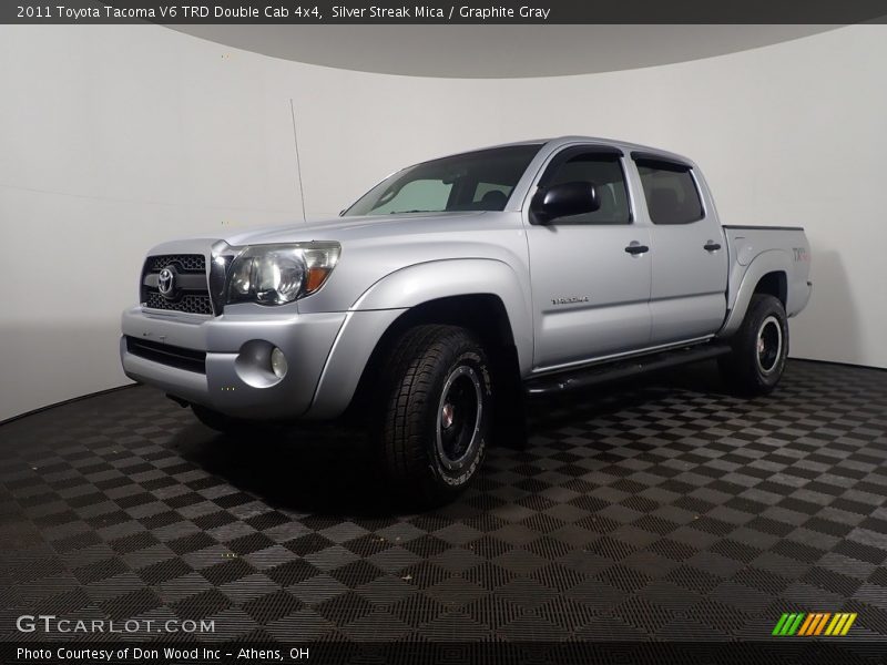 Silver Streak Mica / Graphite Gray 2011 Toyota Tacoma V6 TRD Double Cab 4x4