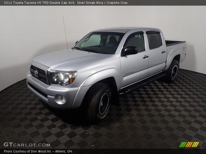 Silver Streak Mica / Graphite Gray 2011 Toyota Tacoma V6 TRD Double Cab 4x4