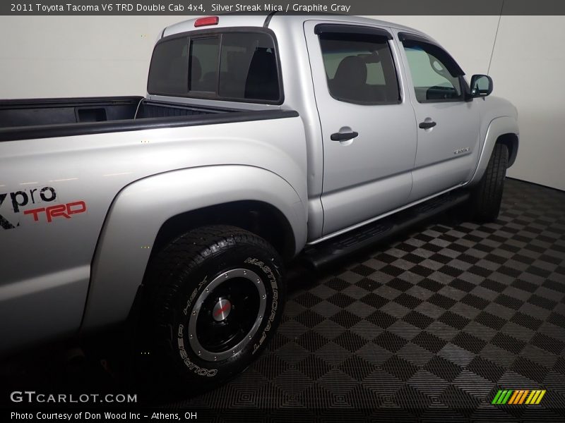 Silver Streak Mica / Graphite Gray 2011 Toyota Tacoma V6 TRD Double Cab 4x4