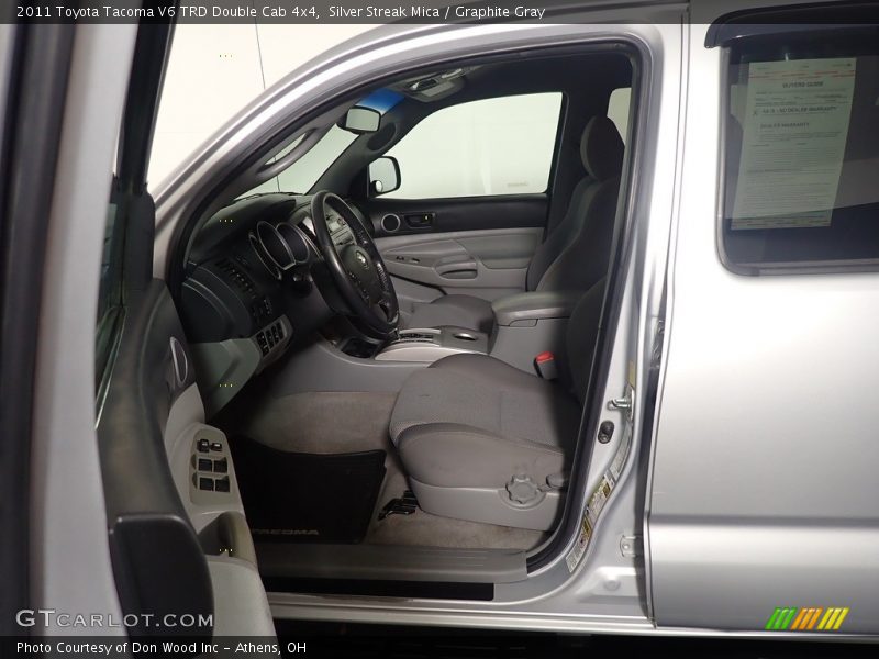 Silver Streak Mica / Graphite Gray 2011 Toyota Tacoma V6 TRD Double Cab 4x4