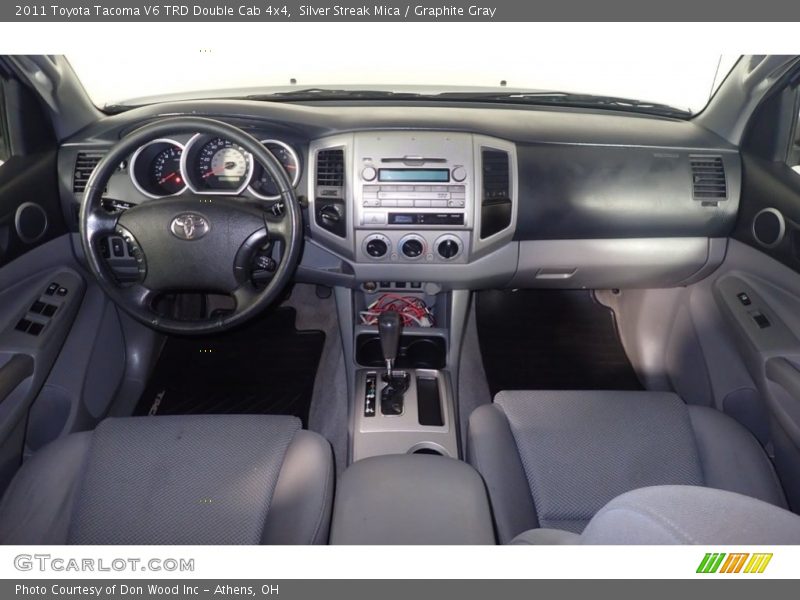 Silver Streak Mica / Graphite Gray 2011 Toyota Tacoma V6 TRD Double Cab 4x4