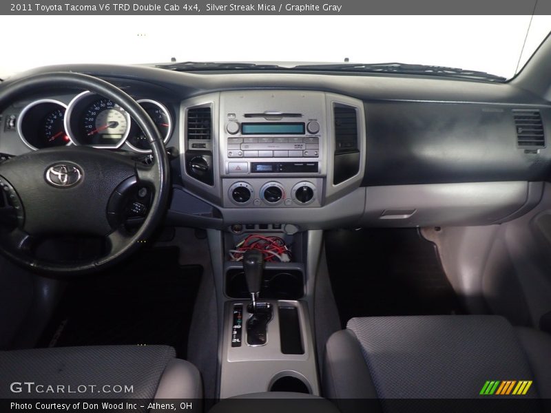 Silver Streak Mica / Graphite Gray 2011 Toyota Tacoma V6 TRD Double Cab 4x4