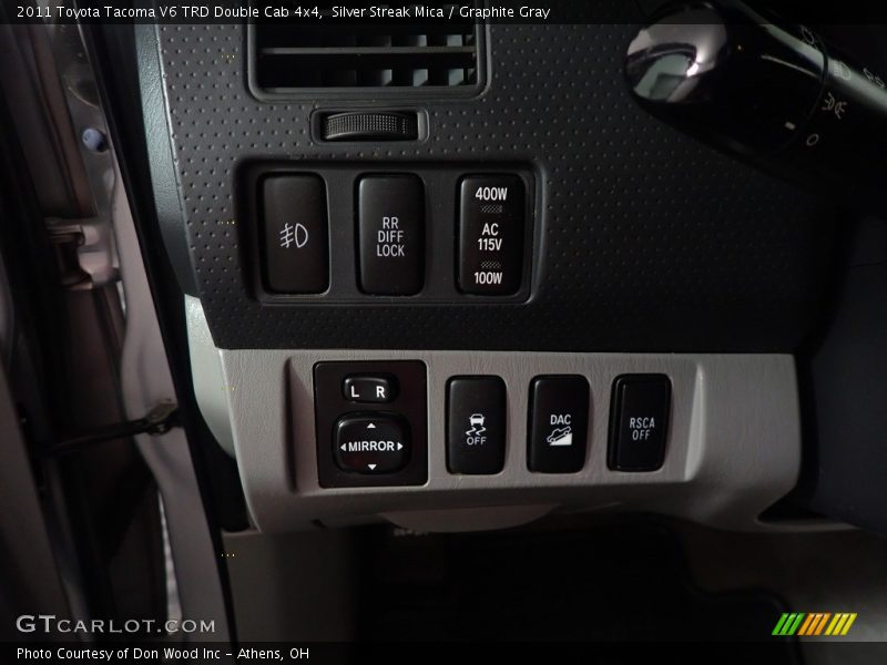 Silver Streak Mica / Graphite Gray 2011 Toyota Tacoma V6 TRD Double Cab 4x4