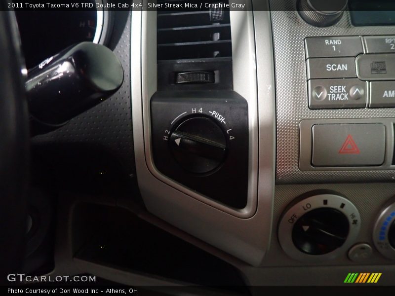 Silver Streak Mica / Graphite Gray 2011 Toyota Tacoma V6 TRD Double Cab 4x4