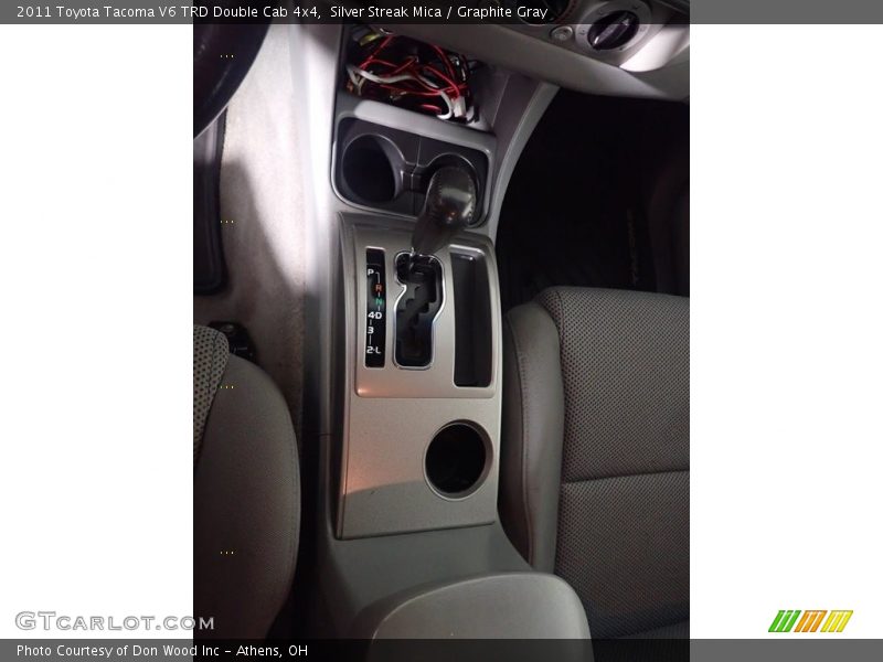 Silver Streak Mica / Graphite Gray 2011 Toyota Tacoma V6 TRD Double Cab 4x4