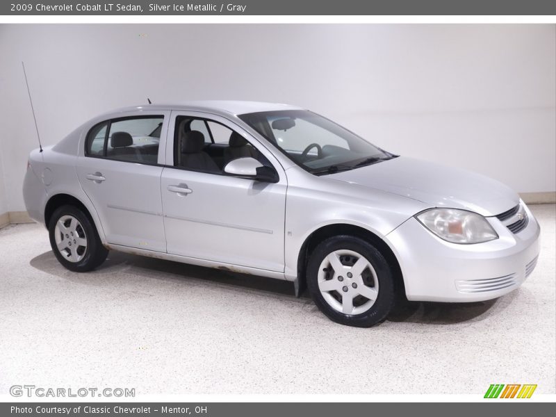 Silver Ice Metallic / Gray 2009 Chevrolet Cobalt LT Sedan