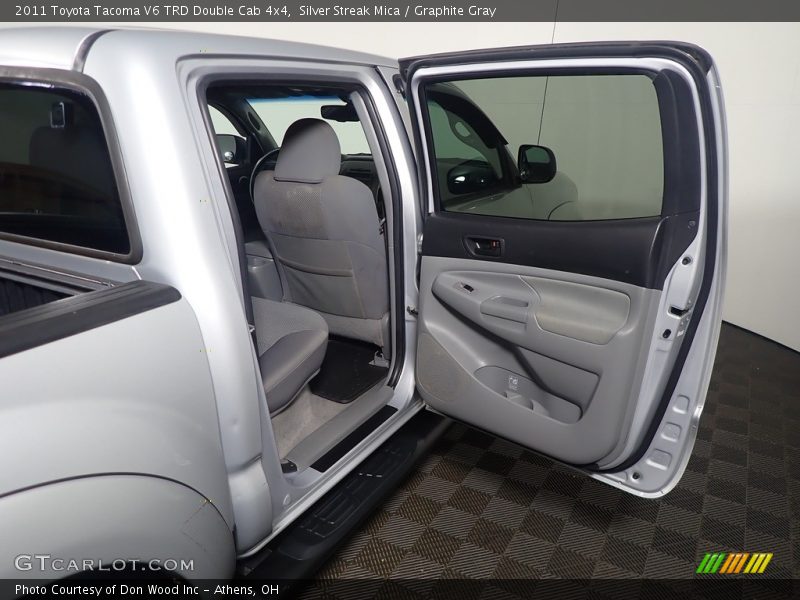 Silver Streak Mica / Graphite Gray 2011 Toyota Tacoma V6 TRD Double Cab 4x4