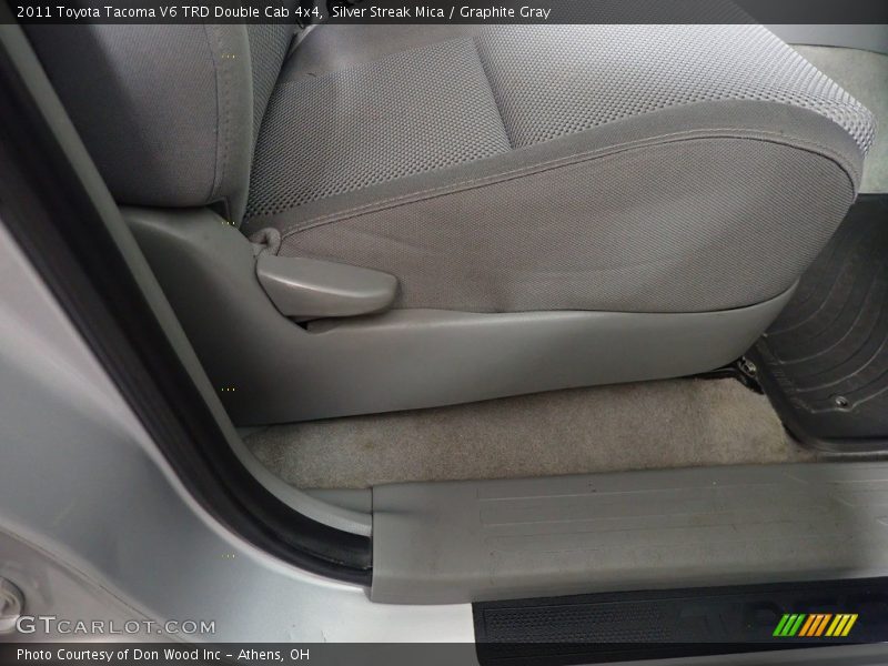 Silver Streak Mica / Graphite Gray 2011 Toyota Tacoma V6 TRD Double Cab 4x4
