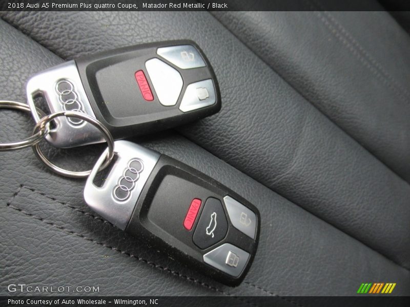 Keys of 2018 A5 Premium Plus quattro Coupe