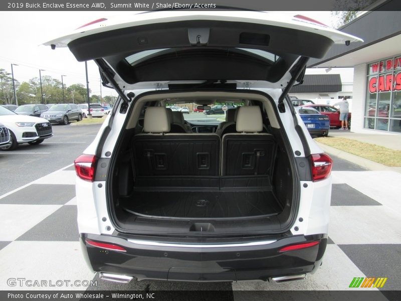 Summit White / Shale/Ebony Accents 2019 Buick Enclave Essence AWD