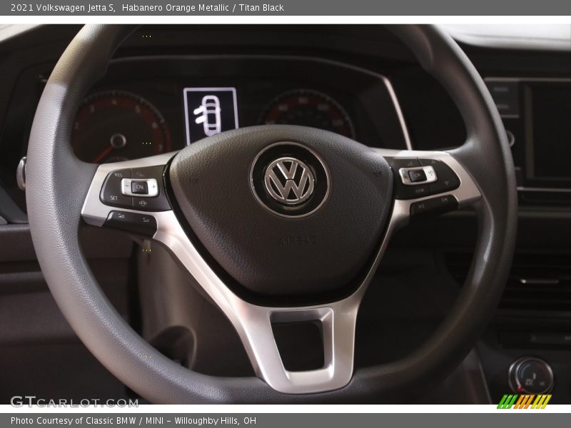 Habanero Orange Metallic / Titan Black 2021 Volkswagen Jetta S