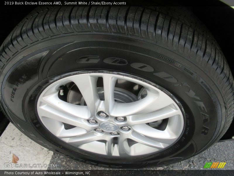 Summit White / Shale/Ebony Accents 2019 Buick Enclave Essence AWD