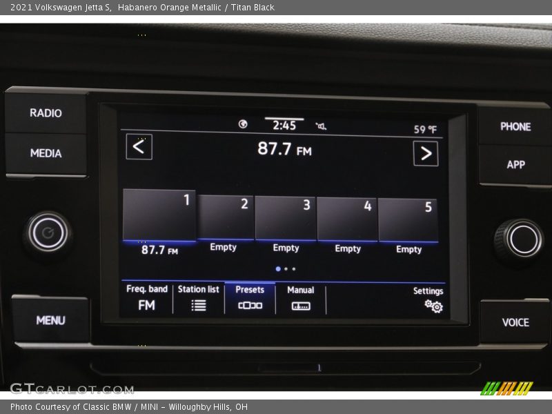 Habanero Orange Metallic / Titan Black 2021 Volkswagen Jetta S