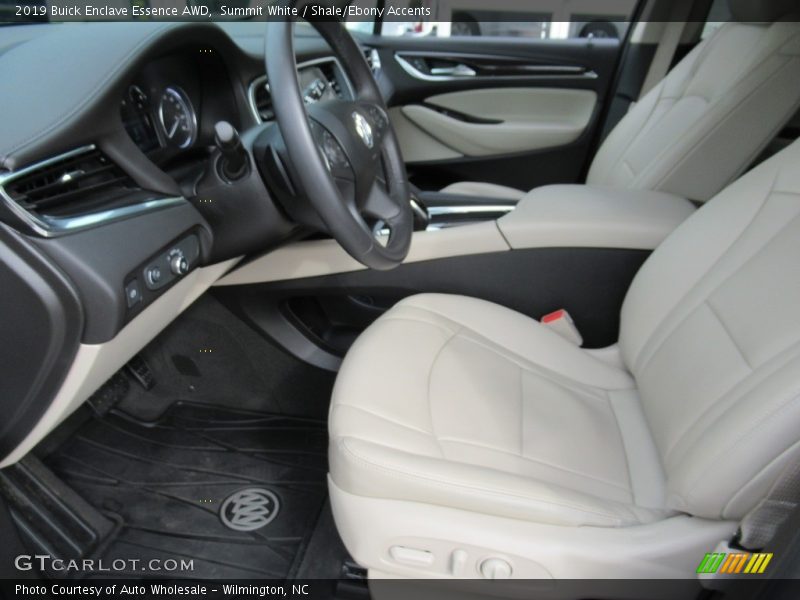 Summit White / Shale/Ebony Accents 2019 Buick Enclave Essence AWD