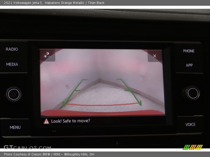 Habanero Orange Metallic / Titan Black 2021 Volkswagen Jetta S