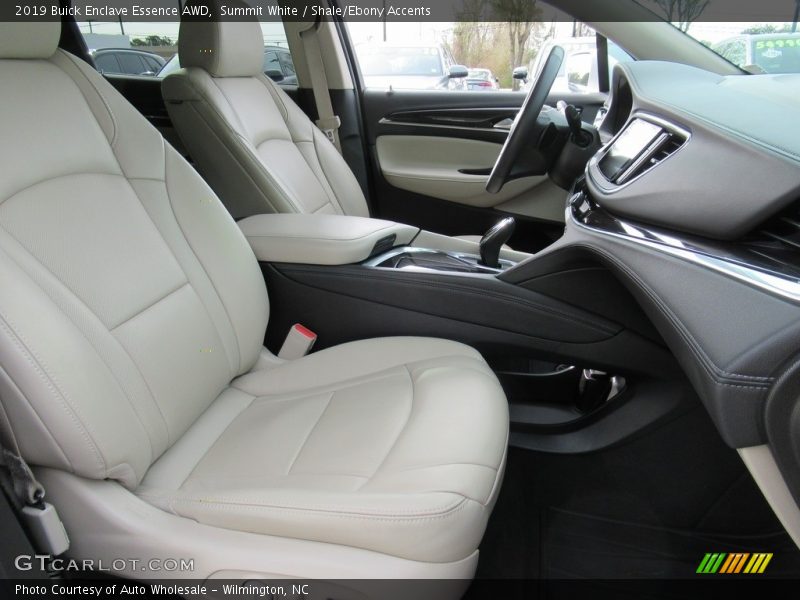 Summit White / Shale/Ebony Accents 2019 Buick Enclave Essence AWD