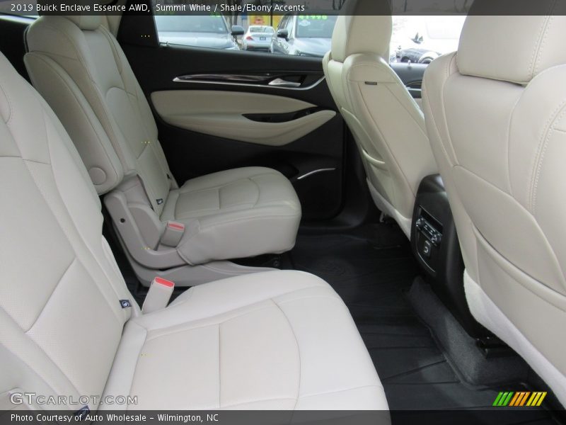 Summit White / Shale/Ebony Accents 2019 Buick Enclave Essence AWD