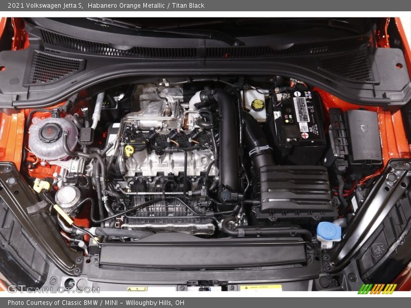 Habanero Orange Metallic / Titan Black 2021 Volkswagen Jetta S