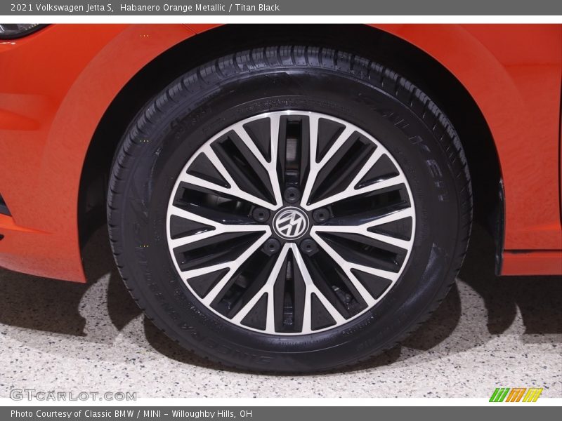 Habanero Orange Metallic / Titan Black 2021 Volkswagen Jetta S