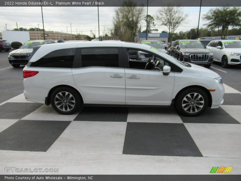 Platinum White Pearl / Black 2022 Honda Odyssey EX-L