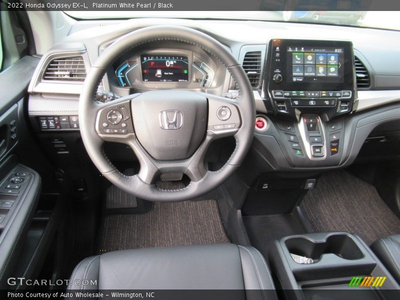 Platinum White Pearl / Black 2022 Honda Odyssey EX-L
