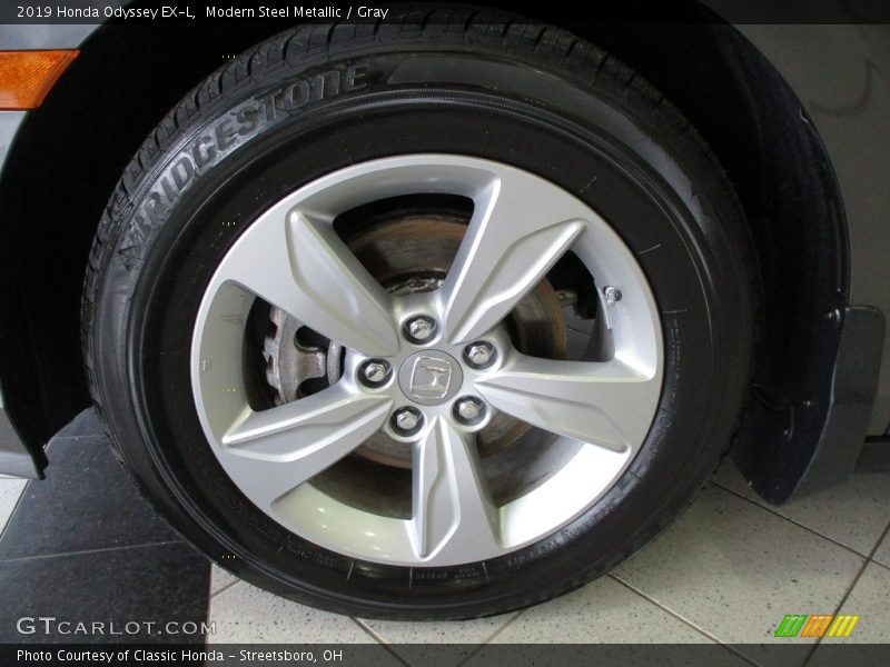 Modern Steel Metallic / Gray 2019 Honda Odyssey EX-L