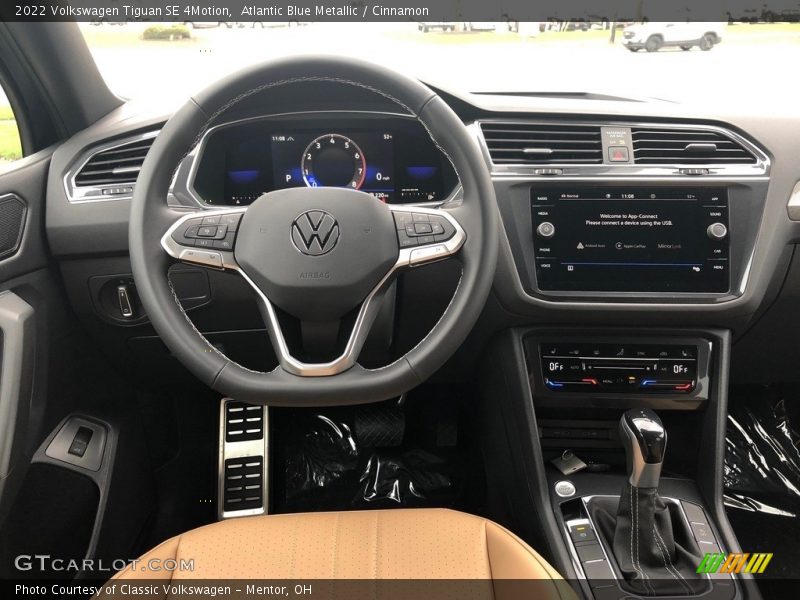 Dashboard of 2022 Tiguan SE 4Motion