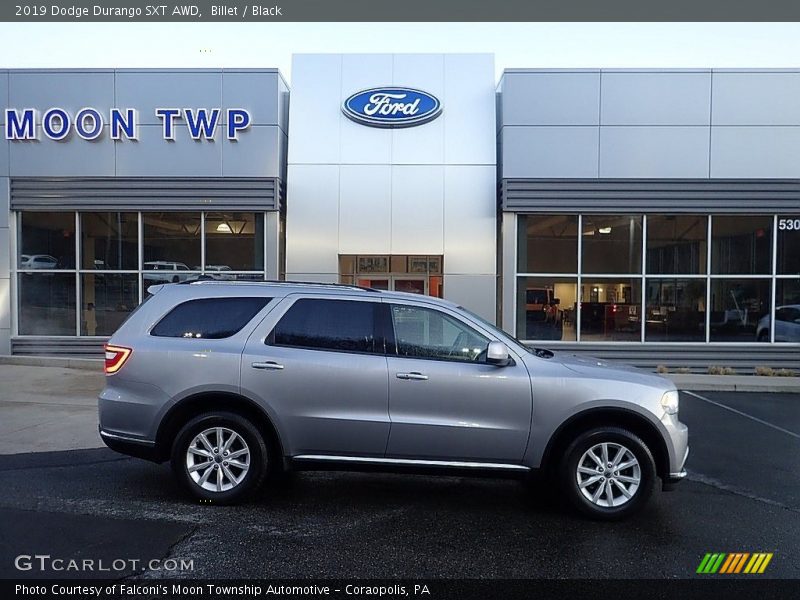 Billet / Black 2019 Dodge Durango SXT AWD
