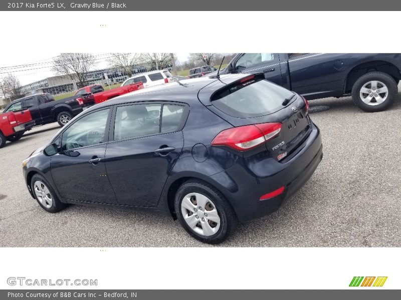 Gravity Blue / Black 2017 Kia Forte5 LX