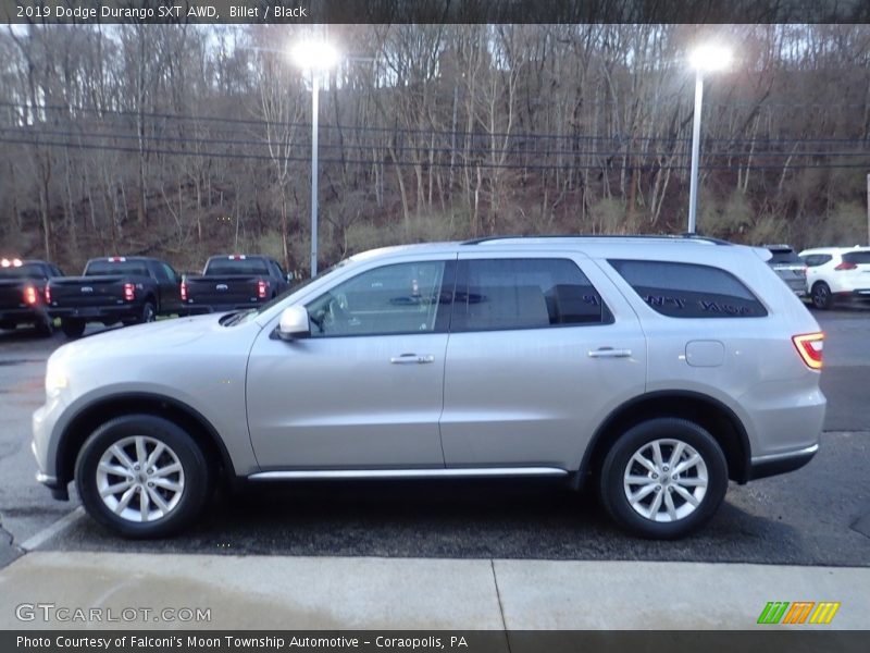 Billet / Black 2019 Dodge Durango SXT AWD