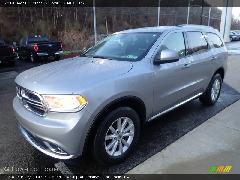 Billet / Black 2019 Dodge Durango SXT AWD
