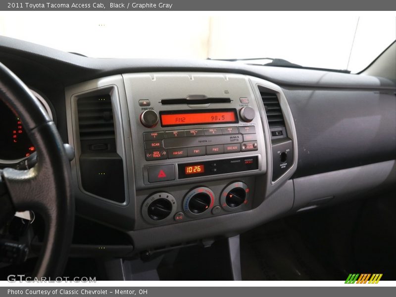 Black / Graphite Gray 2011 Toyota Tacoma Access Cab