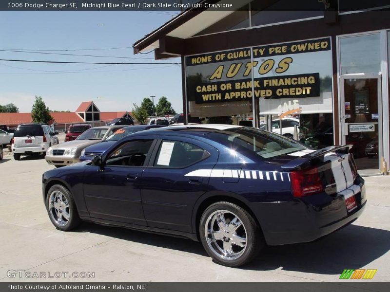 Midnight Blue Pearl / Dark Slate Gray/Light Graystone 2006 Dodge Charger SE