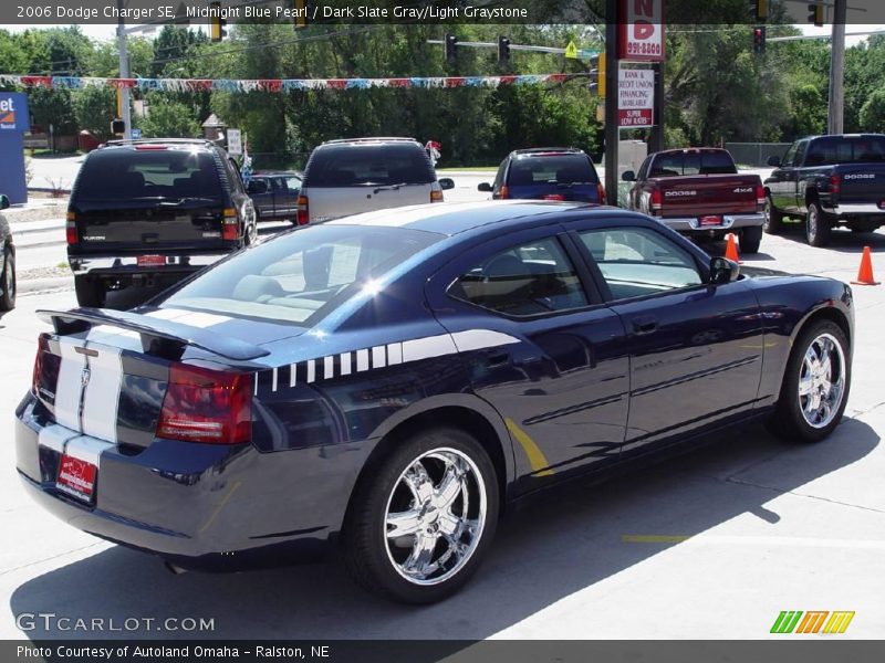 Midnight Blue Pearl / Dark Slate Gray/Light Graystone 2006 Dodge Charger SE