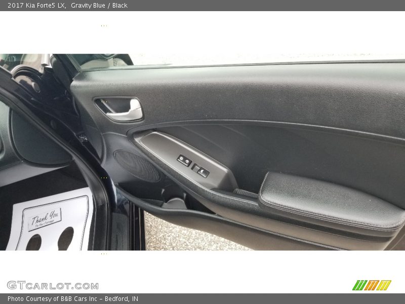 Gravity Blue / Black 2017 Kia Forte5 LX