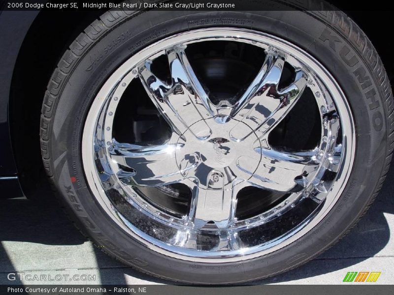 Midnight Blue Pearl / Dark Slate Gray/Light Graystone 2006 Dodge Charger SE