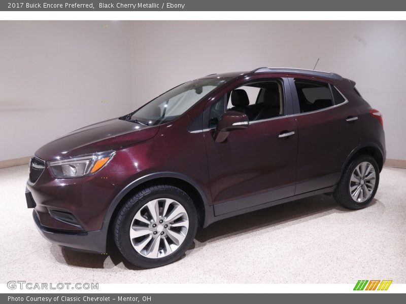Black Cherry Metallic / Ebony 2017 Buick Encore Preferred