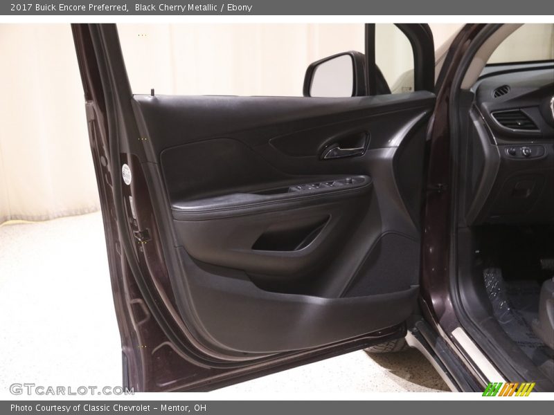 Black Cherry Metallic / Ebony 2017 Buick Encore Preferred