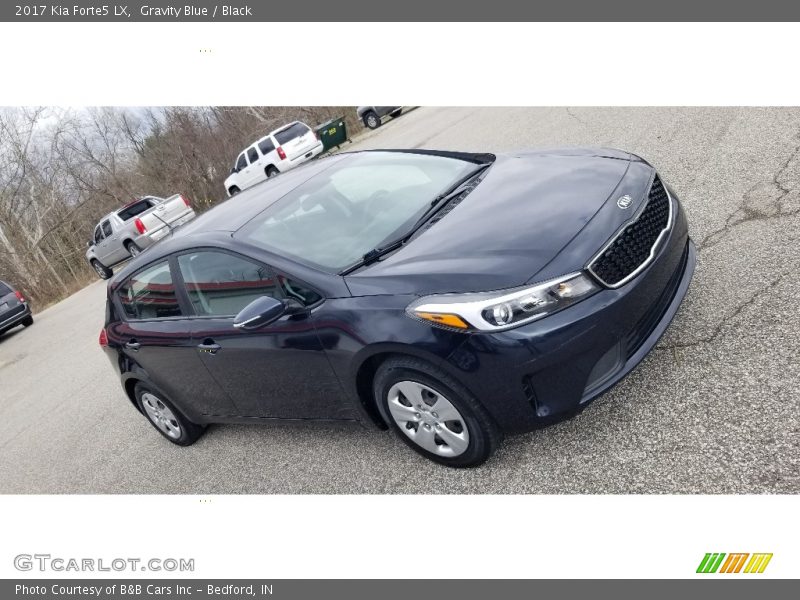 Gravity Blue / Black 2017 Kia Forte5 LX