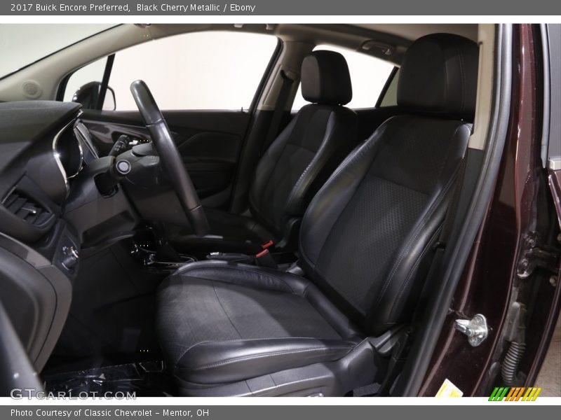 Black Cherry Metallic / Ebony 2017 Buick Encore Preferred