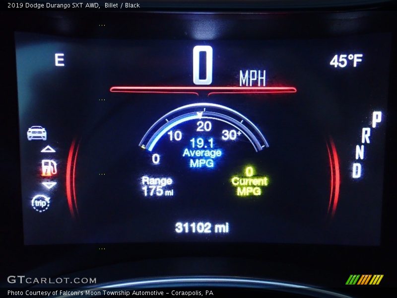 Billet / Black 2019 Dodge Durango SXT AWD