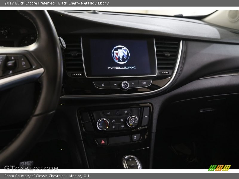 Black Cherry Metallic / Ebony 2017 Buick Encore Preferred