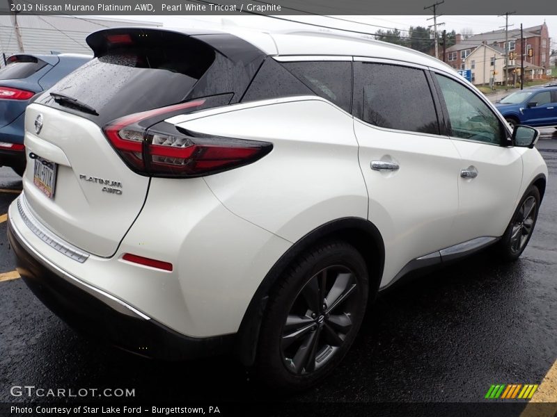 Pearl White Tricoat / Graphite 2019 Nissan Murano Platinum AWD