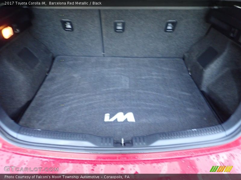Barcelona Red Metallic / Black 2017 Toyota Corolla iM