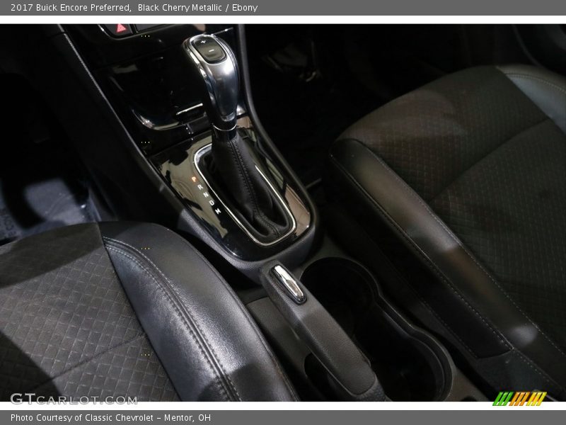 Black Cherry Metallic / Ebony 2017 Buick Encore Preferred