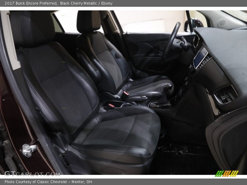 Black Cherry Metallic / Ebony 2017 Buick Encore Preferred