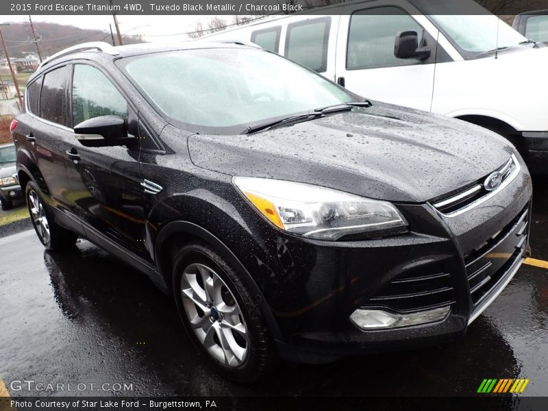 Tuxedo Black Metallic / Charcoal Black 2015 Ford Escape Titanium 4WD