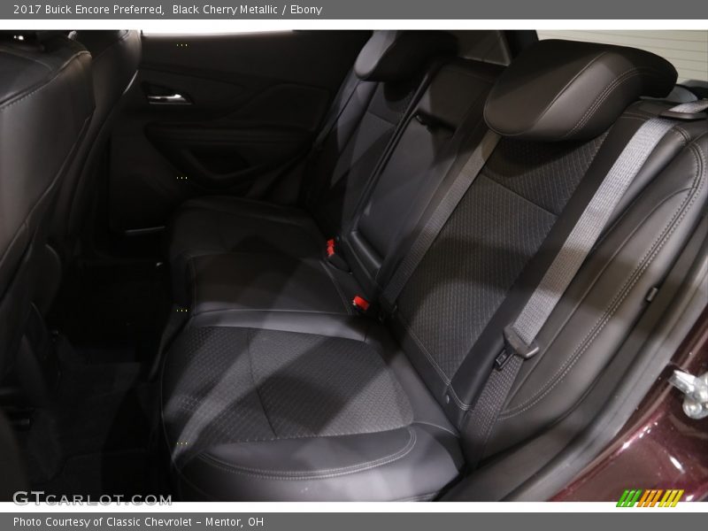 Black Cherry Metallic / Ebony 2017 Buick Encore Preferred
