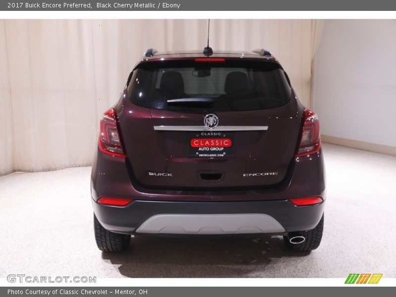 Black Cherry Metallic / Ebony 2017 Buick Encore Preferred