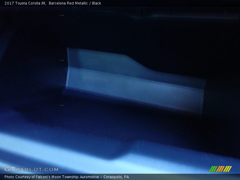Barcelona Red Metallic / Black 2017 Toyota Corolla iM
